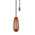 Ceiling Fan Chain Pulls Walnut Wooden Pull Chain Extension for Ceiling Light Fan Chain 1 Pack