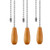 Ceiling Fan Chain Pulls Wood Color Pull Chain Extension for Ceiling Light Fan Chain 3 Pack