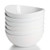 Sweese 103.001 Porcelain Bowls - 28 Ounce for Cereal, Salad and Desserts - Set of 6, White