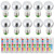 Rayh E26 Colored Light Bulbs 3W Color Changing Light Bulbs with Remote Control for Home Decoration/Bar/Party/KTV Mood Ambiance Lighting (Pack of 10)