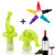 Wine Bottle Stoppers 6 PACK Colorful Silicone Reusable + Stainless Steel Wine Stopper, Beverage Bottle Stoppers