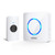 Wireless Doorbell Kit, VOXON Waterproof Door bell Chime Operating at 1000 Feet with 4 Volume Levels, 38 Melodies & LED Flash (White)