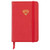 C.R. Gibson Red Diamond Leatherette Small Journal Notebook for Girls, 3.5'' W x 5.5'' L, 192