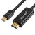aLLreLi 6ft Full HD 1080p Mini DisplayPort to HDMI HDTV Cable 4K Gold Plated HDMI Adapter for iMac, MacBook Pro, MacBook Air and PC - Black 