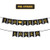 100 Years Loved Pre-strung Gold Black Banner 100th Birthday Wedding Anniversary Party Decorations for Men Women