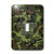 3dRose lsp_60440_1 Woodland Green Camouflage with Flag Font-Marine Mom Single Toggle Switch