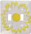 3dRose lsp_38798_2"Yellow and White Daisy Double Toggle Switch