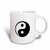 3dRose Ying Yang Ceramic Mug, 15-Ounce