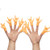 Yolococa 10 Pieces Finger Puppet Mini Finger Hands Tiny Hands with Left Hands and Right Hands for Game Party?Gesture Rock Peace and Love Finger