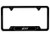 Genuine Porsche 911 Black Stainless Steel License Plate Frame
