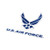 United States Air Force (USAF) Emblem Logo Vinyl Decal Laptop Water Bottle Car Scrapbook Licensed US (Sticker - #3)