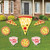 Big Dot of Happiness Pizza Party Time - Yard Sign and Outdoor Lawn Decorations - Baby Shower or Birthday Party Yard Signs - Set of 8