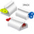 Toothpaste Squeezer, Rolling Tube Toothpaste Seat Holder Stand Rotate Toothpaste Dispenser for Bathroom 3 Pieces(Mix Color)