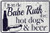 Toothsome Studios I'm On The Babe Ruth Diet Hot Dogs and Beer 12" x 8" Funny Tin Sign Baseball Themed Sports Bar Pub Garage Man Cave Decor