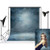 UrcTepics 5x7ft Microfiber Vintage Blue Portrait Backdrop for Photography Abstract Blue Photo Studio Cloth Backdrop Retro Style Backdrop Headshot Photography Background