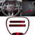 Steering Wheel Emblem Kit Trim Cover for Dodge Challenger Charger Durango RT & Scat Pack 2015~2020 Interior Decoration Accessories (Red) (Not Fit SRT Version)