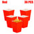 YESON Red Popcorn Boxes Mini Paper Popcorn Box for Party,Pack of 36