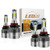 ApolloLights 9006/HB4 Low Beam 9005/HB3 High Beam LED Headlight Bulbs Combo Package (2 sets, 4 Pack),8000lm Bright 6000K Cool White With Build-In Fan