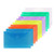 Filing Envelopes Premium Envelope Poly Envelope 12 Pcs Plastic Envelopes with Snap Button Waterproof Transparent Project Envelope Folder A4 Size 6 Assorted Colors