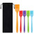 YUWLDD Basting Brush Silicone Heat Resistant Pastry Brushes Spread Oil Butter Sauce Marinades for BBQ Grill Barbecue Baking Kitchen Cooking, Baste Pastries Cakes Meat Desserts