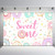 Mocsicka Sweet One Birthday Backdrop First Donut Birthday Photo Background 7x5ft Sprinkle Donuts Birthday Backdrops for Girls