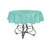 KS Linens Satin Round Tablecloth 30" (Acqua Blue)
