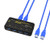 USB 3.0 Switch Selector 2 Computers Sharing 4 Port USB Peripheral Switcher Box Hub for Mouse, Keyboard, Scanner, Printer with 2 Pack USB Cable Support Keyboard Switching and Mouse Switching