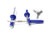 Racer's Speed Shop Dark Blue 3/16" Small Head Tri-Fold Exploding Aluminum Mandrel Pop Rivets 25 Pack