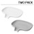 2PCS Silicone Soap Dish with Draining Tray Soap Dish for Shower Bar Soap Holder Soap Dishes for Bathroom Kitchen Self Draining Soap Tray Keep Soap Dry and Clean