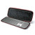 Hard Case for Logitech MX Keys Advanced Wireless Illuminated Keyboard, Carrying Storage Bag - Black(Black Lining)