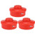 Maxmartt 3Pcs Universal Grass Trimmer Heads Replacement Garden Mower Brush Cutter Head
