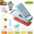 13 in 1 Mandoline Slicer Cutter Chopper and Grater, Chopper Vegetable Cutter for Vegetable Slicer Cheese Slicer Onion Chopper - Blue