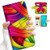 for Samsung Note 8, Galaxy Note 8, Designed Flip Wallet Phone Case Cover, A23214 Abstract Rainbow 23214