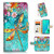 for Samsung A71, 4G Only, Designed Flip Wallet Phone Case Cover, A21095 Flower Dragonfly 21095