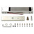 280KG 600LBS Single Door 12V Electric Lock For Door Magnetic Lock Holding Force For Access Control with LED Light