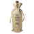 Wine Bottle Gift Bag Birthday Age Gets Better with Wine Linen Burlap Fabric Printed Drawstring Prosecco Funny