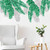 Green Tropical Leaves Wall Decal Nature Palm Tree Leaf Plants Wall Sticker Art Murals for Kids Room Living Room Nursery Classroom Offices Home Decoration