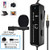 FULAIM Lavalier Microphone with Noise Reduction for iPhone, Camera, PC, Android, Camcorder, Professional Omnidirectional Condenser Lapel Mic with USB Charging for Video, YouTube, Interview, Vlogging