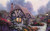 HOYKAO Jigsaw Puzzles 500 Pieces for Adults Kids, Preschool Educational Intellectual Fun Challenging Game Forest Hut Painting Puzzle DIY Intellectual Decompressing Toy Home Decor Artwork