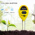 Soil PH Meter, Soil Moisture Meter, 3 in 1 Soil Tester Kits with Moisture, Light and PH Meter Digital Precision Soil PH Meter Tester Plant for Garden Indoor and Outdoor, No Batteries Required(Yellow)