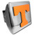 Tennessee orange METAL "T" emblem chrome METAL Hitch Cover