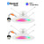 MustWin Smart Retrofit Led Recessed Lighting 6 inch LED Downlight, Bluetooth Mesh LED Can Lights Color Changing, Voice Control via Alexa, Dimmable RGBCW 15W 2-Pack (Hub Needed)
