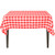 LinenTablecloth 70-Inch Square Tablecloth Red & White Checker