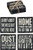 Primitives By Kathy "Home" Wood Coaster Set of 4