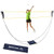 QISE Portable Badminton Net with Stand Carry Bag, Folding Volleyball Tennis Badminton Net  Easy Setup for for Outdoor/Indoor Court, Backyard, No Tools or Stakes Required
