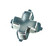 Aluminum Alloy Metal Direction Button D-Pad Dpad D pad Key Button Replacement for Xbox one Controller-Silver