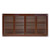 Brown 14"w X 6"h Steel Vent Cover with Insects Screen - Sidewall and Ceiling - Outside Dimensions: 15.75"w X 7.87"h