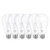 LE 100W Equivalent LED Light Bulbs, 14W 1600 Lumens 5000K Daylight White Non-Dimmable, A19 E26 Standard Base, UL/FCC Listed, 15000 Hour Lifetime, Pack of 6