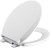 KOHLER 75758-0 Cachet Nightlight Quiet-Close with Grip-Tight Round-Front Toilet Seat, White