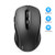Bluetooth Wireless Mouse, TeckNet 3 Modes Bluetooth 5.0 & 3.0 Mouse 2.4G Wireless Portable Optical Mouse with USB Nano Receiver, 2400 DPI for Laptop, MacBook, PC, Windows, Android, OS System (Black)